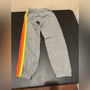 Aviator Nation WOMEN'S 5 STRIPE SWEATPANTS XS